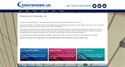 Desktop Screenshot of contender.co.uk